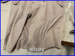 Wwii German M42 1942 Infantry Officer Nco Kradmantel Overcoat-large/xlarge 46r