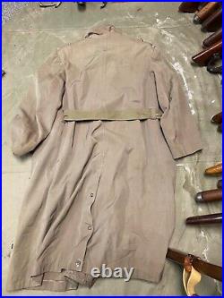 Wwii German M42 1942 Infantry Officer Nco Kradmantel Overcoat-large/xlarge 46r