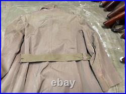 Wwii German M42 1942 Infantry Officer Nco Kradmantel Overcoat-large/xlarge 46r