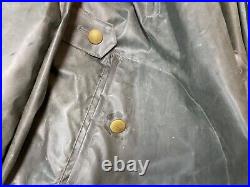 Wwii German M42 1942 Motorcycle Rain Kradmantel Overcoat-xlarge 48r