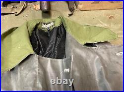 Wwii German M42 1942 Motorcycle Rain Kradmantel Overcoat-xlarge 48r