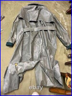 Wwii German M42 1942 Motorcycle Rain Kradmantel Overcoat-xlarge 48r