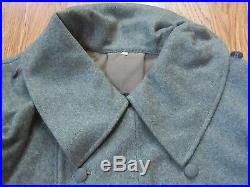 Wwii German M42 M1942 Wool Overcoat Greatcoat- Size 2 (38-42r)