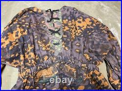 Wwii German M42 Waffen Oak Camo Field Smock- Size 3, 46-50r, Smw Wholesale