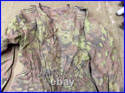Wwii German M42 Waffen Oak Field Smock- Size 2, 42-46r, Aged & Weathred