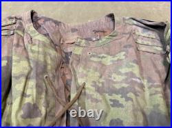 Wwii German M42 Waffen Oak Field Smock- Size 2, 42-46r, Aged & Weathred