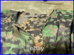 Wwii German M42 Waffen Plane Tree Field Smock- Size 2, 42-46r, Aged & Weathred