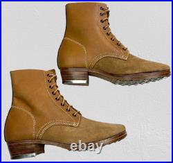 Wwii German M43 M1943 Combat Field Leather Low Boots