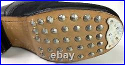 Wwii German M43 M1943 Combat Field Leather Low Boots-size 10