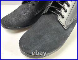Wwii German M43 M1943 Combat Field Leather Low Boots-size 10