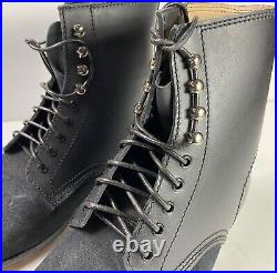 Wwii German M43 M1943 Combat Field Leather Low Boots-size 10