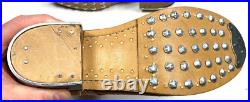 Wwii German M43 M1943 Combat Field Leather Low Boots-size 11