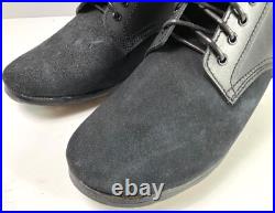 Wwii German M43 M1943 Combat Field Leather Low Boots-size 11