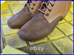 Wwii German M43 M1943 Combat Field Leather Low Boots-size 12 Wwii German M43 M1943 Combat Field Leather Low Boots-size 12