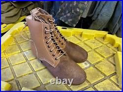 Wwii German M43 M1943 Combat Field Leather Low Boots-size 12