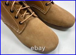 Wwii German M43 M1943 Combat Field Leather Low Boots-size 9