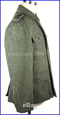 Wwii German M43 Wh Em Field-grey Wool Uniform Jacket And Trousers Size Xl-33101