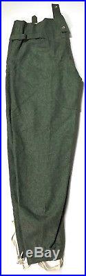 Wwii German M43 Wool Combat Field Grey Trousers- Size 2xlarge