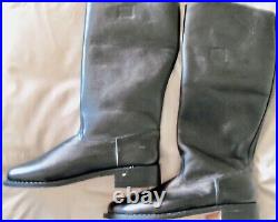 Wwii German Officer Leather Jack Boots Us 10