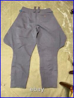 Wwii German Officer M1935 Gabardine Breeches- Small 32 Waist