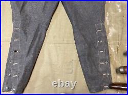 Wwii German Officer M1935 Wool Breeches- 2xlarge 40 Waist