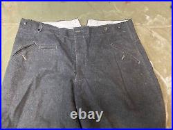 Wwii German Officer M1935 Wool Breeches- 2xlarge 40 Waist