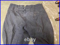 Wwii German Officer M1935 Wool Breeches- 2xlarge 40 Waist