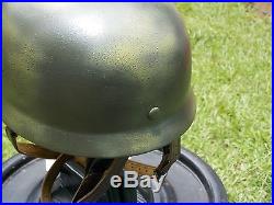 Wwii German Paratrooper Fallschirmjager M37 Helmet Liner Size 62, Chinstraps, Rare