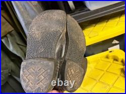 Wwii German Post War Infantry M1931 Black Leather Jackboots- Size 9