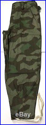 Wwii German Splinter Camo M37 Field Trousers- Size III (34-36 Waist)