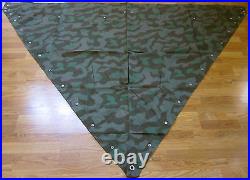 Wwii German Splinter Camo Shleter Half Zelt Zeltbahn