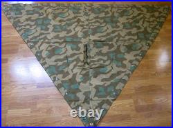 Wwii German Splinter Camo Shleter Half Zelt Zeltbahn