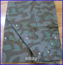 Wwii German Splinter Camo Shleter Half Zelt Zeltbahn
