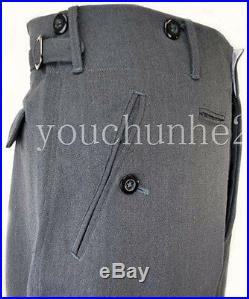 Wwii German Stone-grey Officer Gabardine Breeches (custom Tailored / Made)-32796