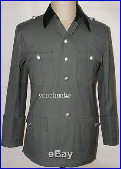 Wwii German Summer M36 Officer Cotton Field Tunic & Breeches Uniform M-32155