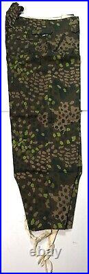 Wwii German Waffen Dot 44 Camo Field Trousers- Size 1 30-32 Waist