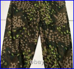 Wwii German Waffen Dot 44 Camo Field Trousers- Size 1 30-32 Waist