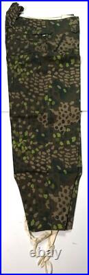 Wwii German Waffen Dot 44 Camo Field Trousers- Size 2 32-34 Waist