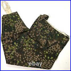Wwii German Waffen Dot 44 Camo Field Trousers- Size 3 34-36 Waist
