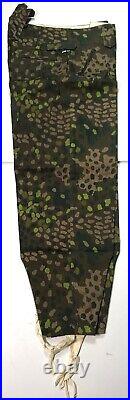 Wwii German Waffen Dot 44 Camo Field Trousers- Size 3 34-36 Waist