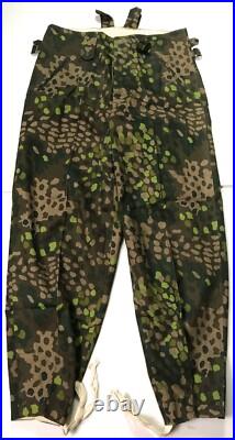 Wwii German Waffen Dot 44 Camo Field Trousers- Size 3 34-36 Waist