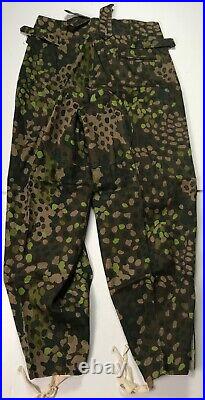 Wwii German Waffen Dot 44 Camo Field Trousers- Size 3 34-36 Waist