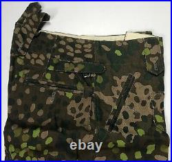 Wwii German Waffen Dot 44 Camo Field Trousers- Size 4, 36-38 Waist