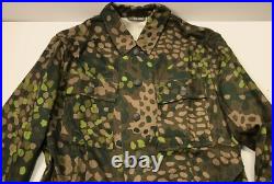Wwii German Waffen Dot 44 Camo Field Tunic Jacket- Size 2 (38-42r)
