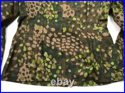 Wwii German Waffen Dot 44 Camo Field Tunic Jacket- Size 2 (38-42r)