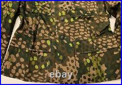 Wwii German Waffen Dot 44 Camo Field Tunic Jacket- Size 3 (42-46r)