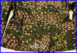 Wwii German Waffen Dot 44 Camo Field Tunic Jacket- Size 3 (42-46r)