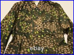 Wwii German Waffen Dot 44 Camo Field Tunic Jacket- Size 3 (42-46r)