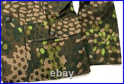 Wwii German Waffen Dot 44 Camo Field Tunic Jacket- Size 3 (42-46r)