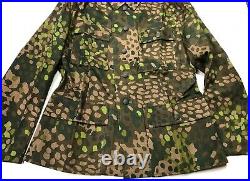 Wwii German Waffen Dot 44 Camo Field Tunic Jacket- Size 3 (42-46r)